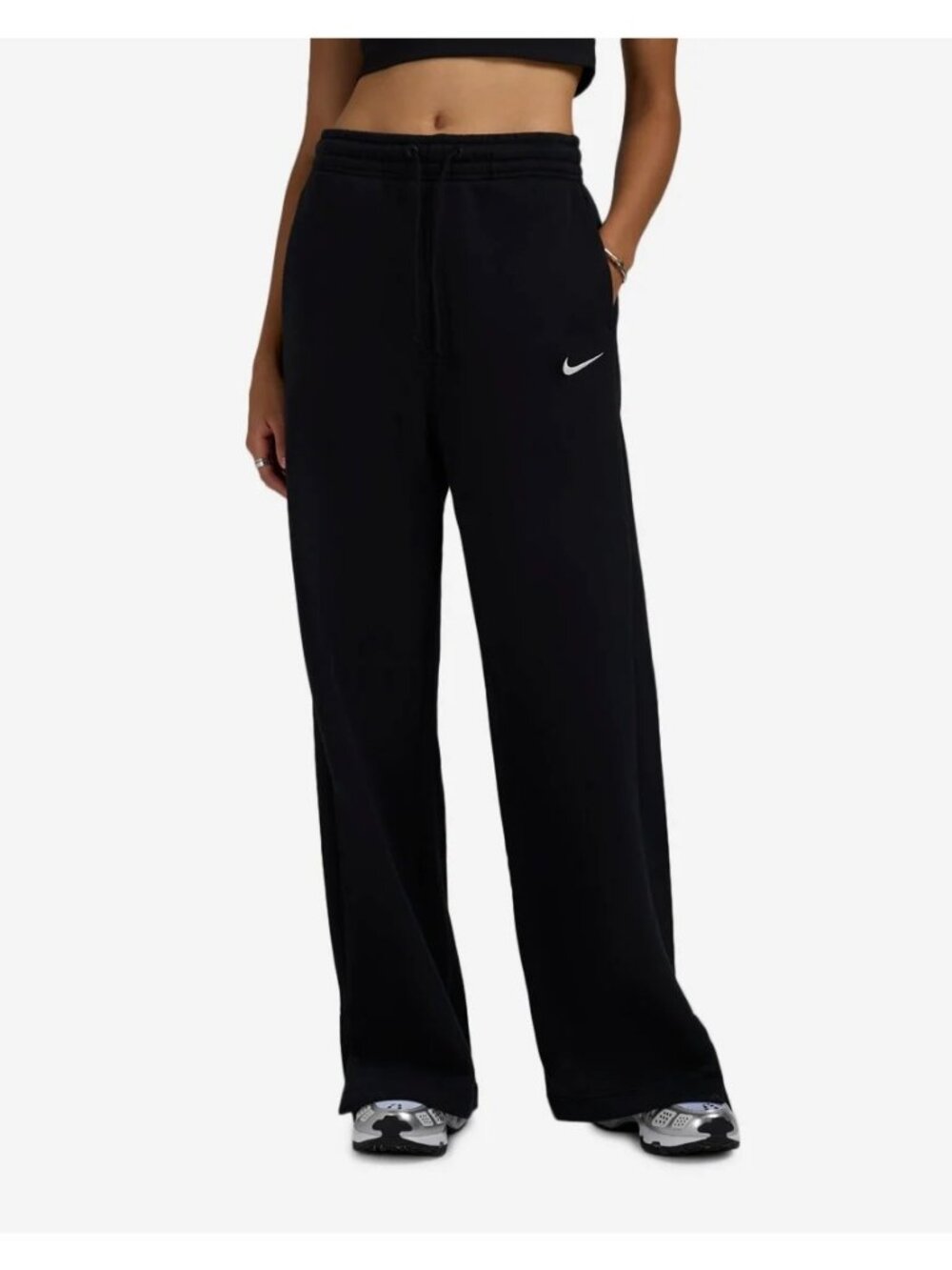Nike Women's High Waisted Wide Leg Pants Size L NEW WITH TAGS! - Picture 4 of 5